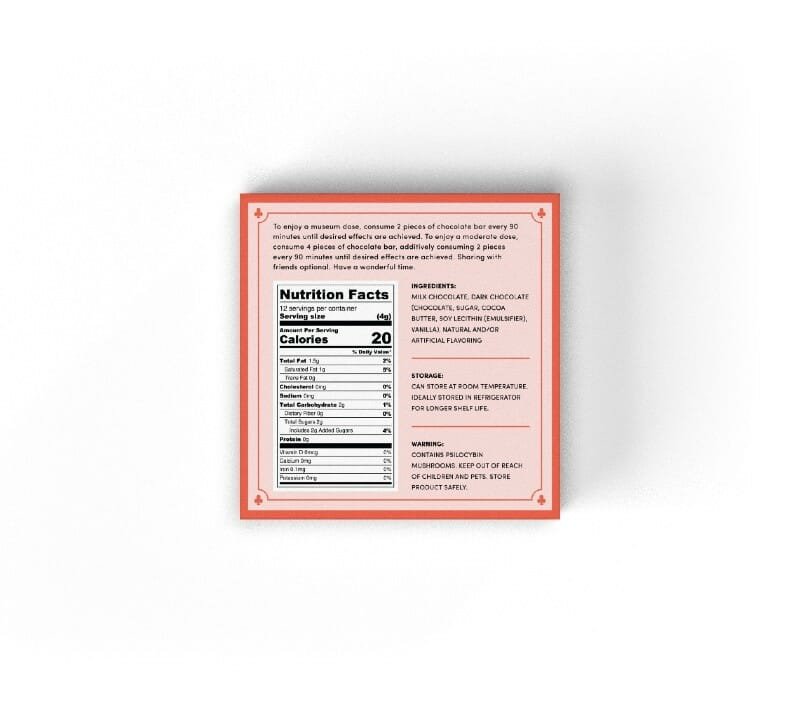 Wonder – Psilocybin Chocolate Bar – Blood Orange - Image 2