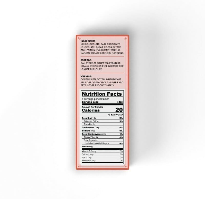 Wonder – Psilocybin Chocolate Bar – Blood Orange - Image 8